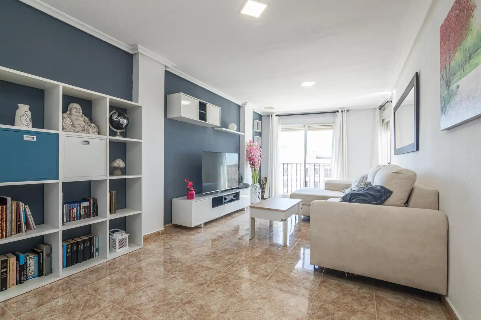 Sala de estar de Piso en venta en Elche / Elx con Calefacción y Balcón