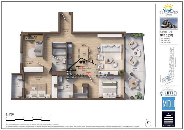 Piso en Venta en Avenida Avinguda del Marquès de Benicarló en Puerto