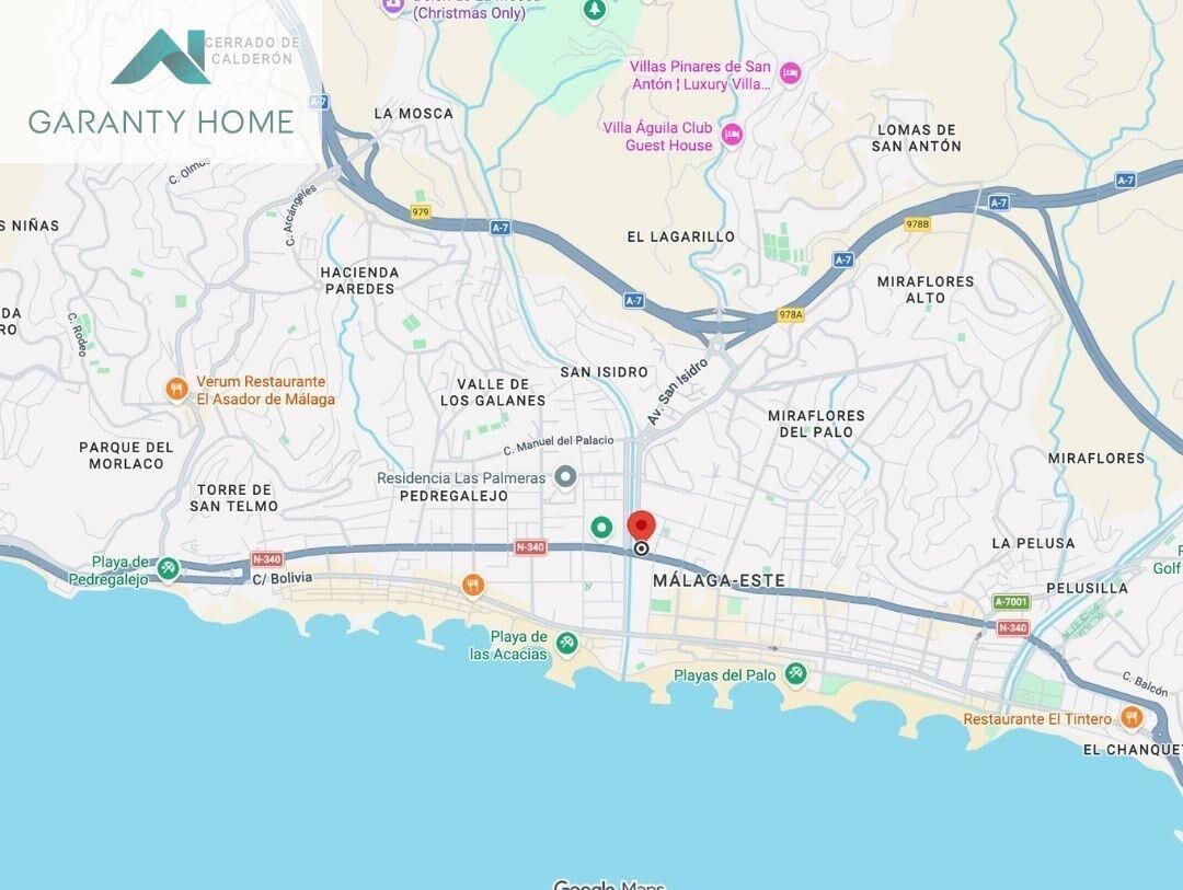 Außenansicht von Wohnung zur Miete in Málaga Capital mit Privatgarten, Terrasse und Abstellraum