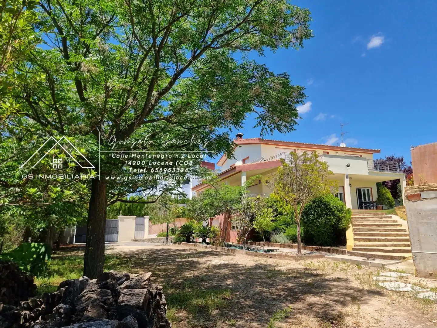 Garten von Country house zur Miete in Lucena mit Klimaanlage, Schwimmbad und Möbliert