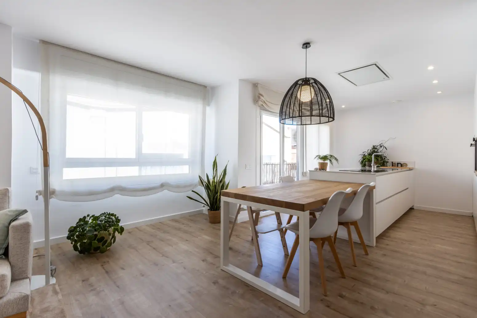 Esszimmer von Wohnung zum Verkauf in Terrassa mit Klimaanlage, Heizung und Parkett