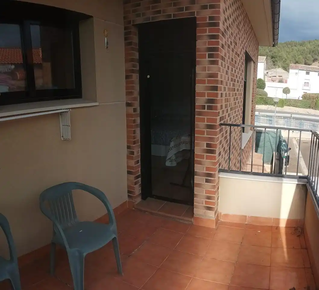 Terraza de Casa adosada en venta en Paracuellos de Jiloca con Calefacción, Jardín privado y Terraza