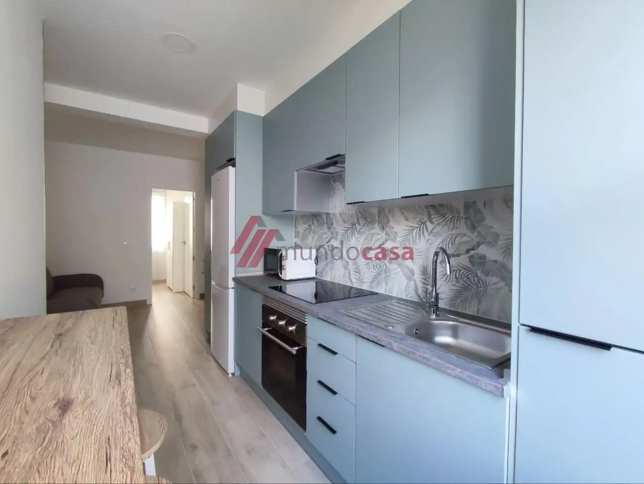 Kitchen of Flat for rent in Ferrol  with Heating and Furnished