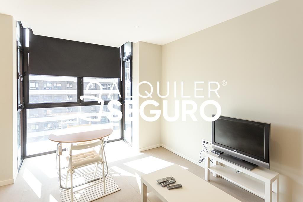 Living room of Flat for rent in  Madrid Capital  with Air Conditioner, Heating and Storage room
