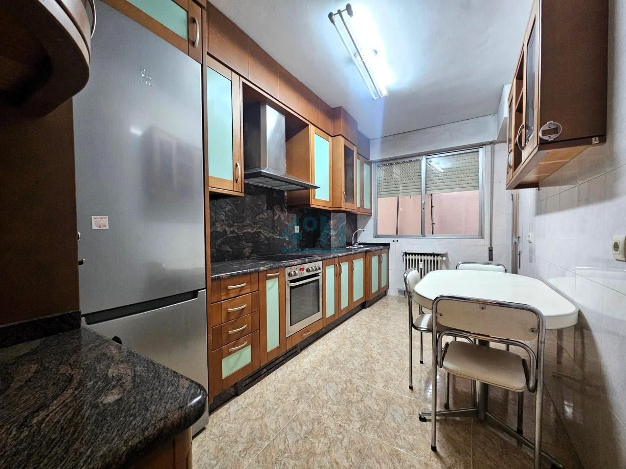 Kitchen of Flat for sale in Ourense Capital   with Heating, Terrace and Storage room