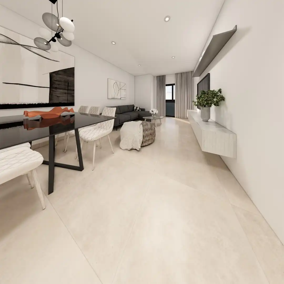 Sala de estar de Casa adosada en venta en El Ejido