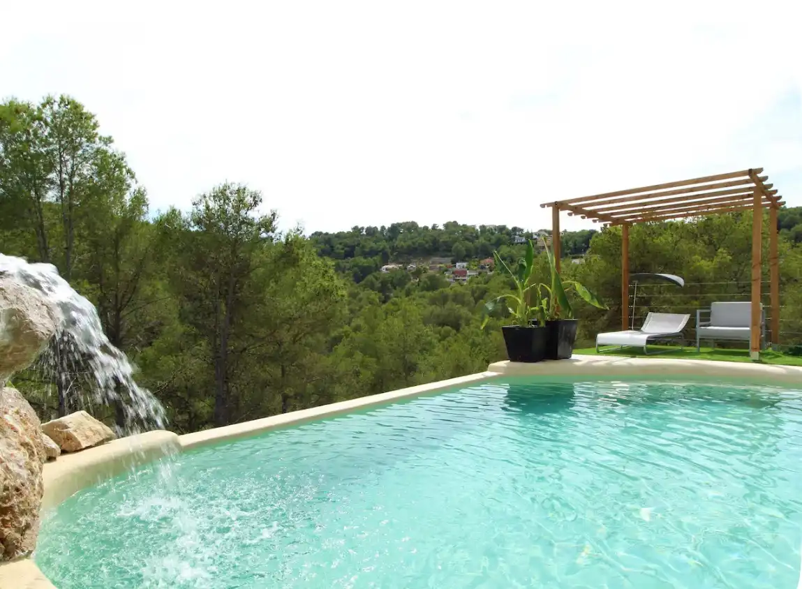 Piscina de Casa o chalet en venta en Sant Pere de Ribes con Aire acondicionado, Calefacción y Jardín privado