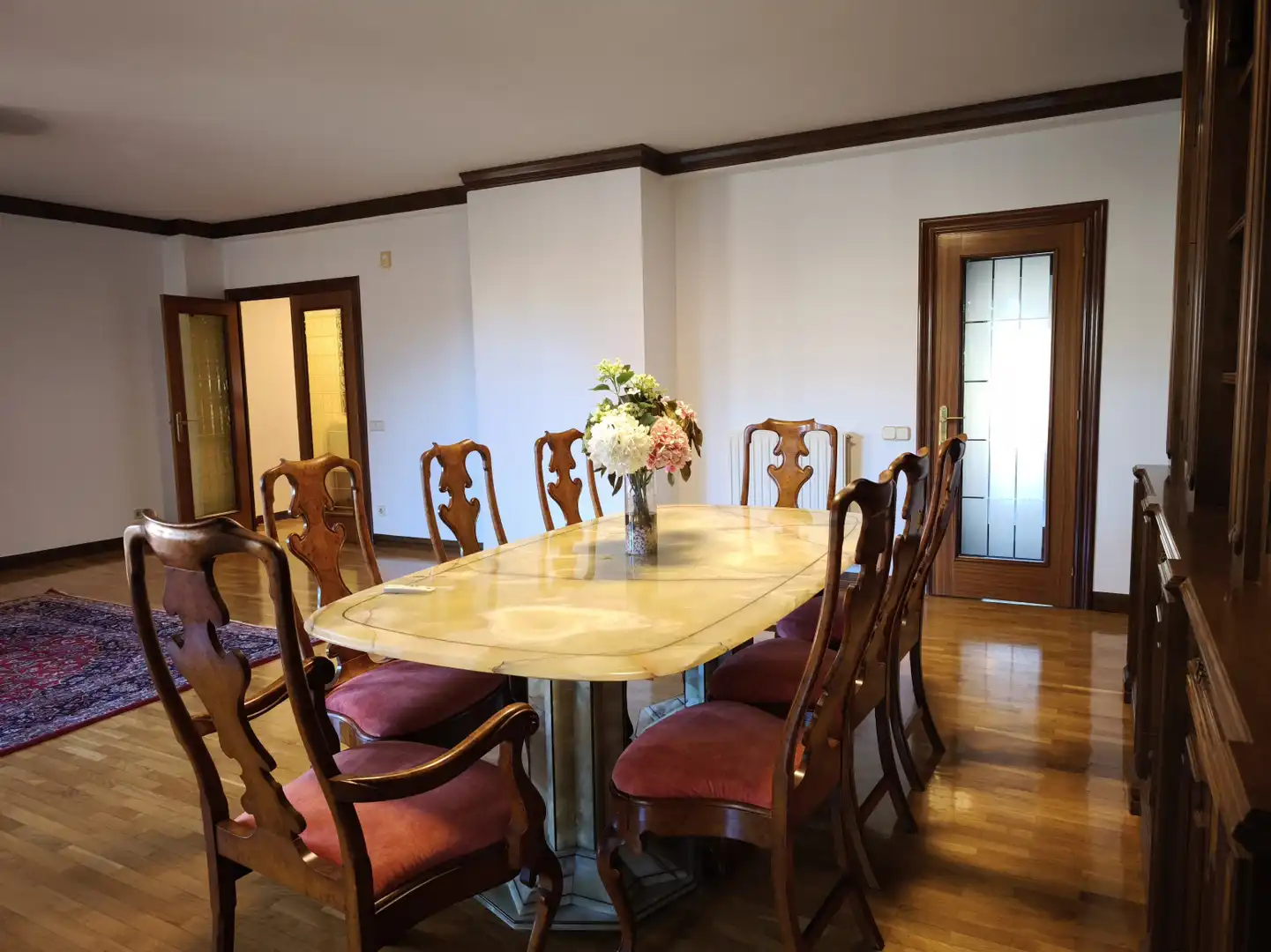 Menjador de Casa o xalet en venda en  Logroño amb Calefacció, Parquet i Terrassa