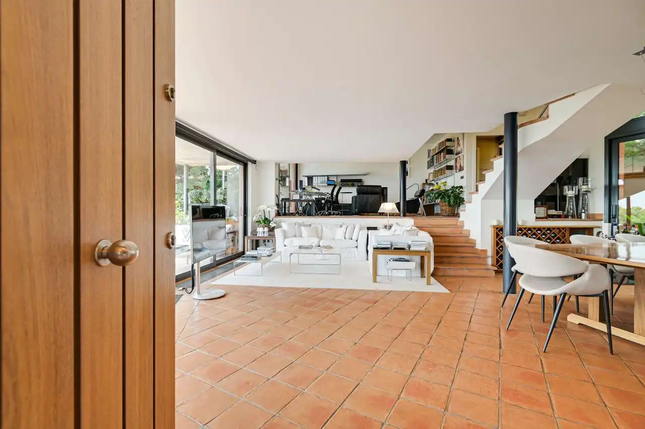 Sala de estar de Casa o chalet en venta en Palafrugell con Aire acondicionado, Calefacción y Jardín privado