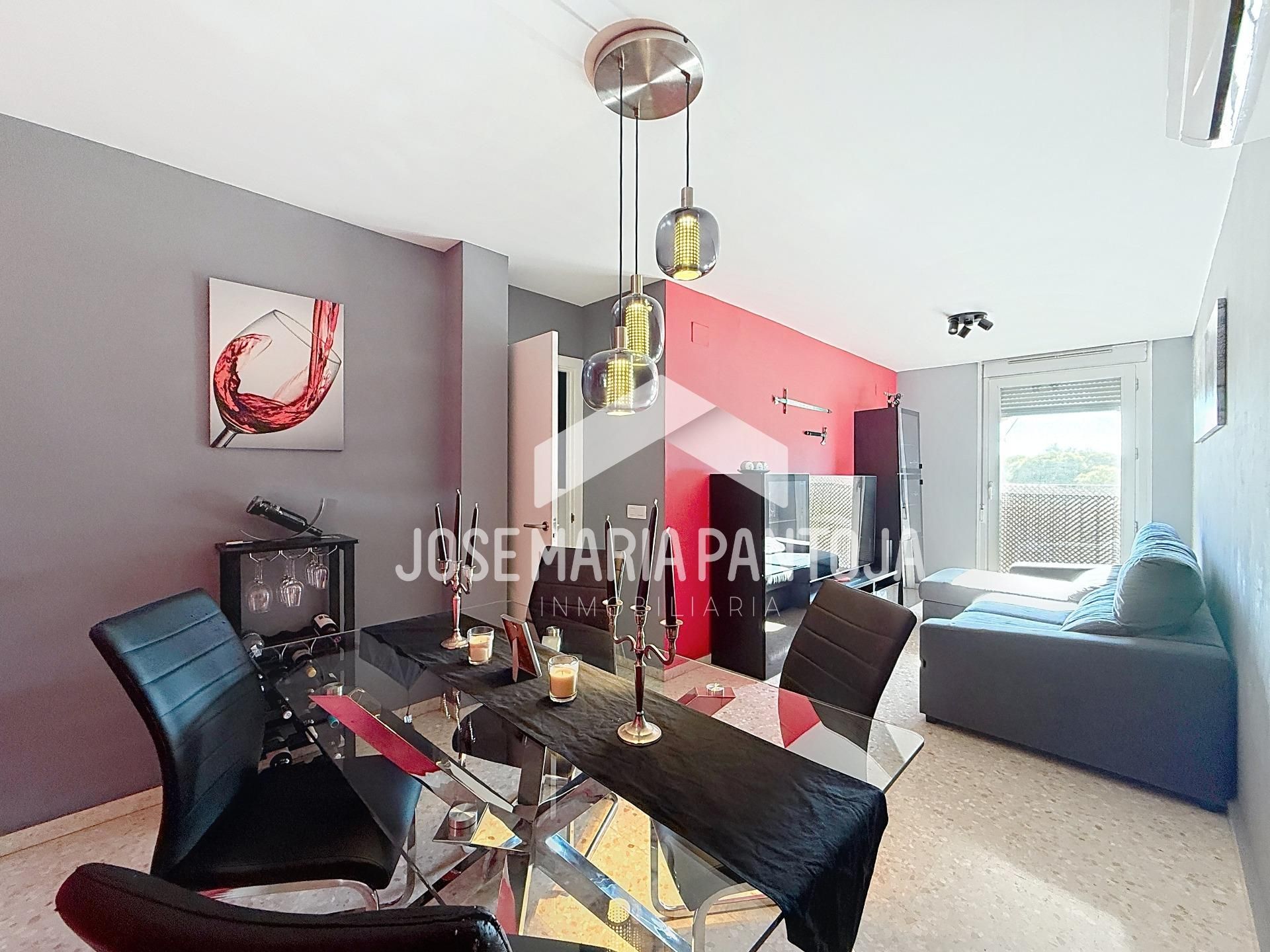 Sala de estar de Piso en venta en Jerez de la Frontera con Aire acondicionado, Jardín privado y Trastero