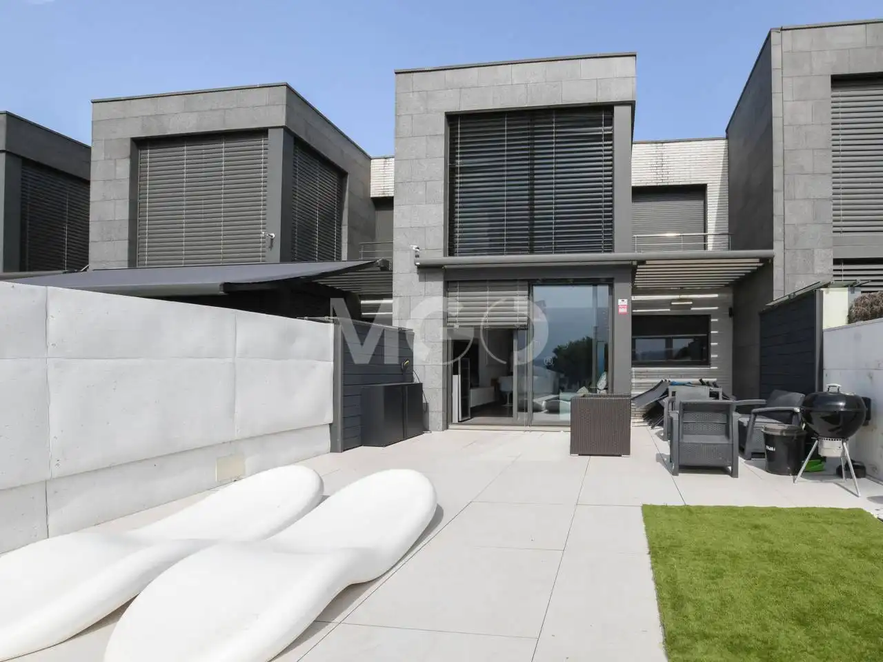 Terrassa de Casa o xalet en venda en Santa Eugènia de Berga amb Calefacció, Jardí privat i Piscina