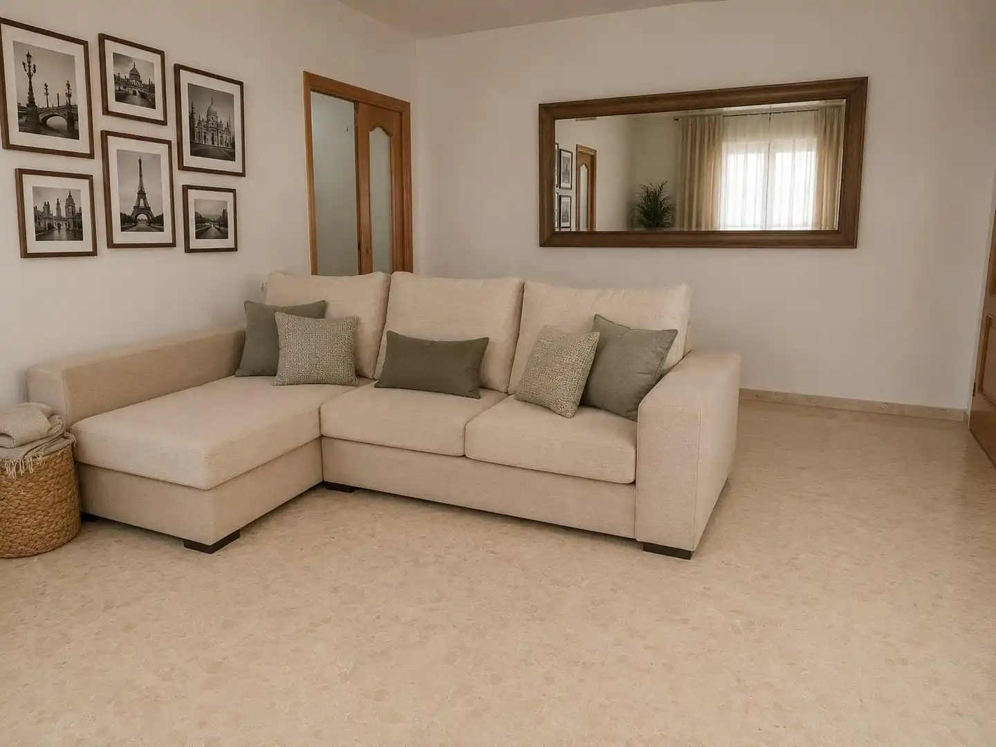 Sala de estar de Casa o chalet en venta en Piedrabuena con Calefacción, Jardín privado y Terraza