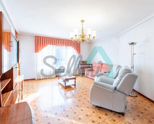 Living room of Flat for sale in Oviedo   with Heating, Parquet flooring and Terrace