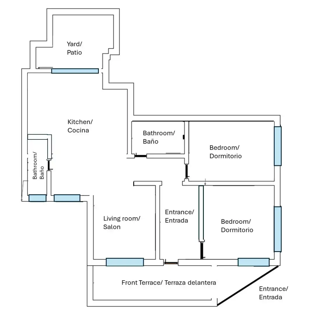 Wohnung zum Verkauf in Torrevieja mit Klimaanlage, Heizung und Privatgarten