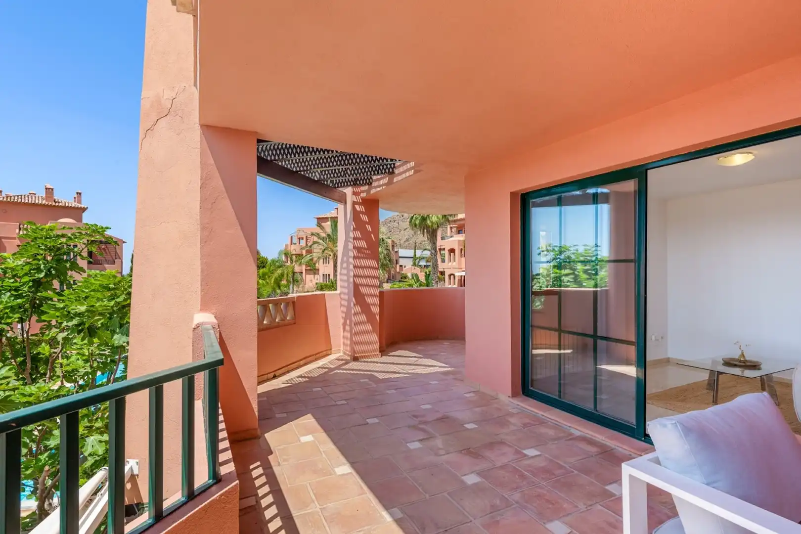 Terrace of Flat for sale in Finestrat  with Storage room, Swimming Pool and Community pool
