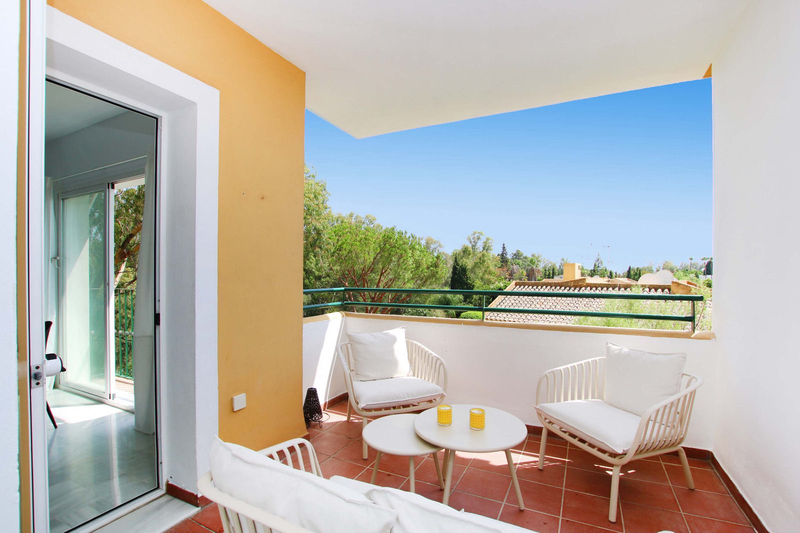 Terrassa de Apartament de lloguer en Estepona amb Terrassa, Moblat i Forn