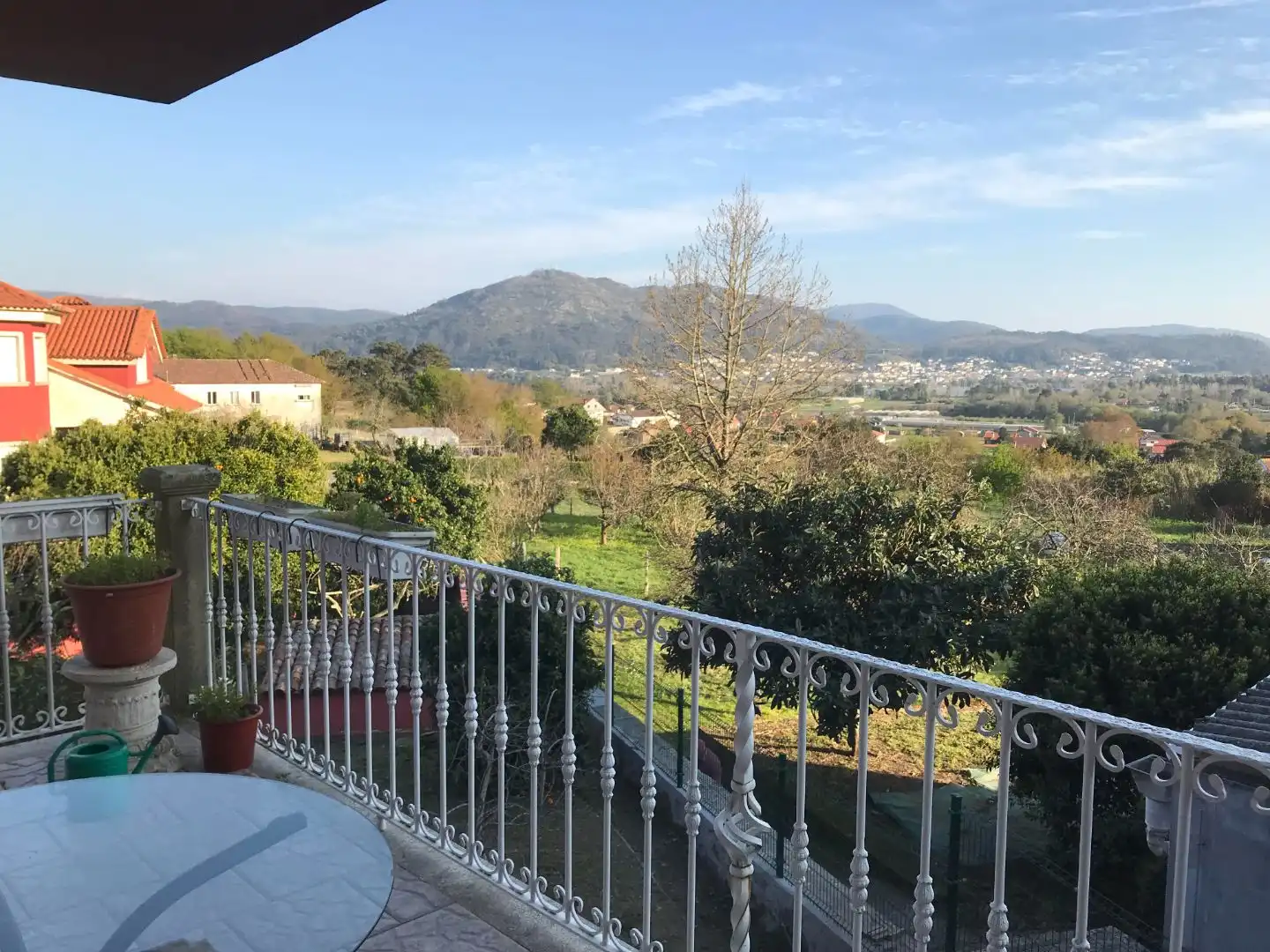 Terrasse von Haus oder Chalet zur Miete in O Rosal   mit Heizung, Privatgarten und Terrasse