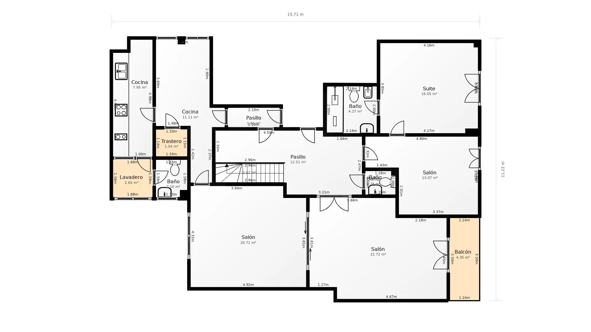 Wohnung mit Aufzug zum Verkauf in Centro, imagen 39