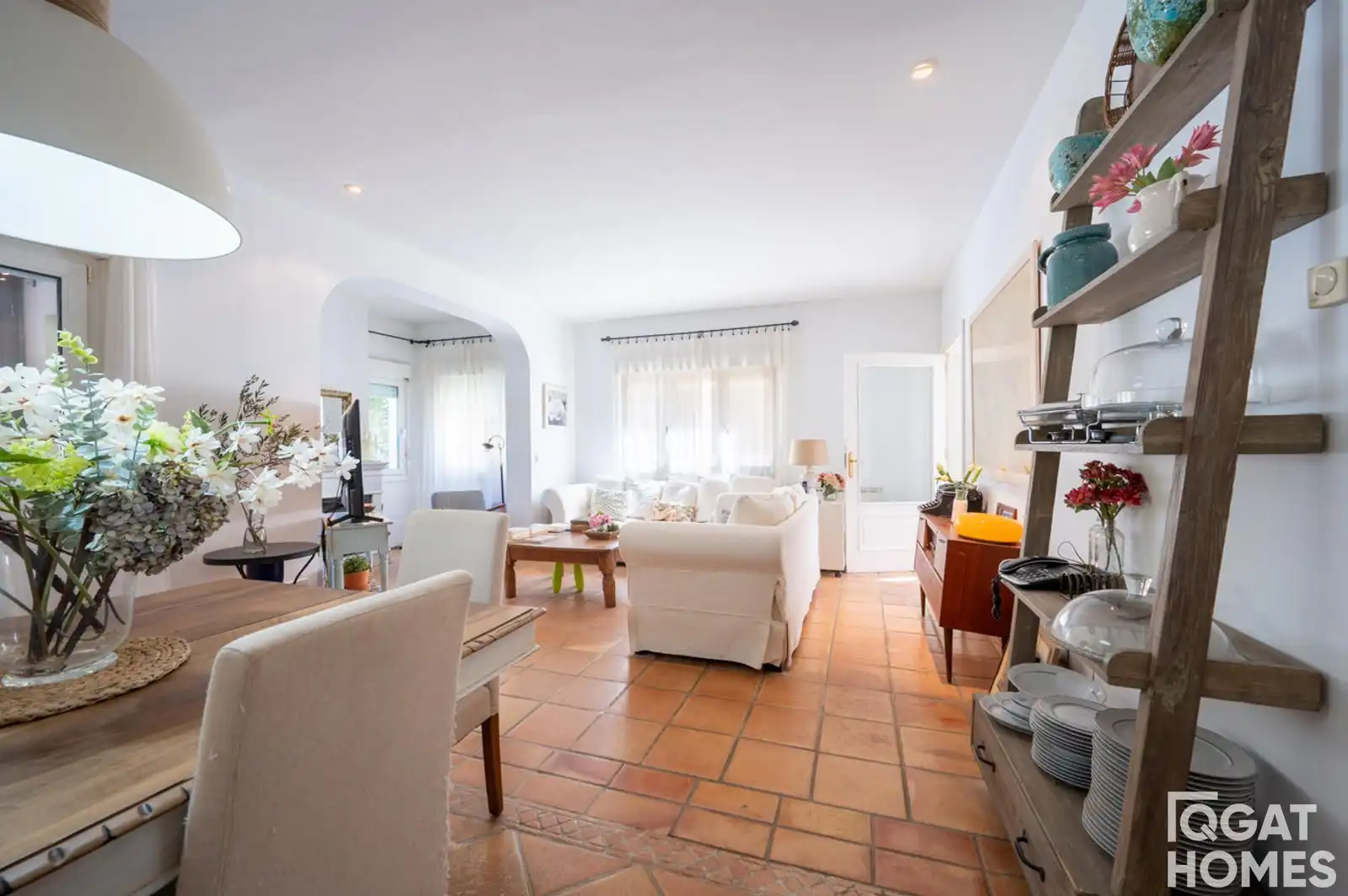 Sala d'estar de Casa o xalet en venda en Rubí amb Calefacció, Terrassa i Traster