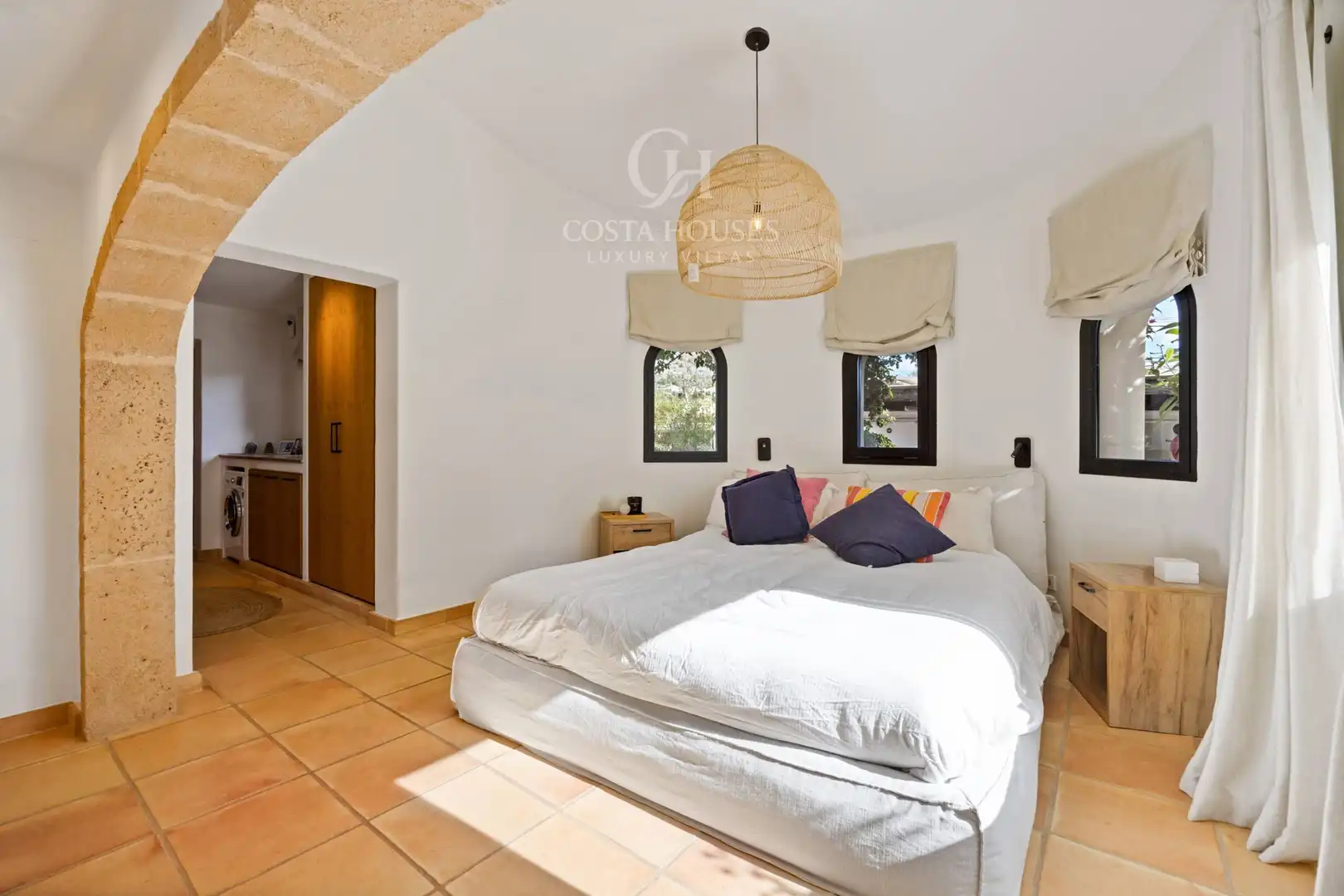 Bedroom of Houses for sale in Jávea / Xàbia  with Air Conditioner, Heating and Private garden