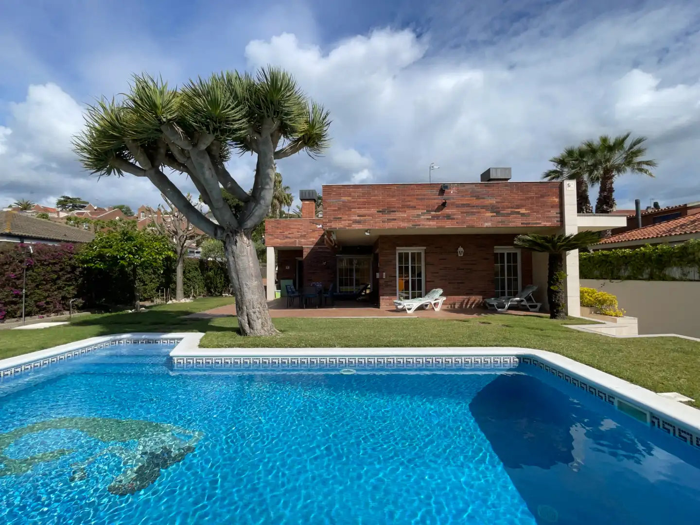 Garden of Houses for sale in Sant Vicenç de Montalt  with Air Conditioner, Heating and Private garden