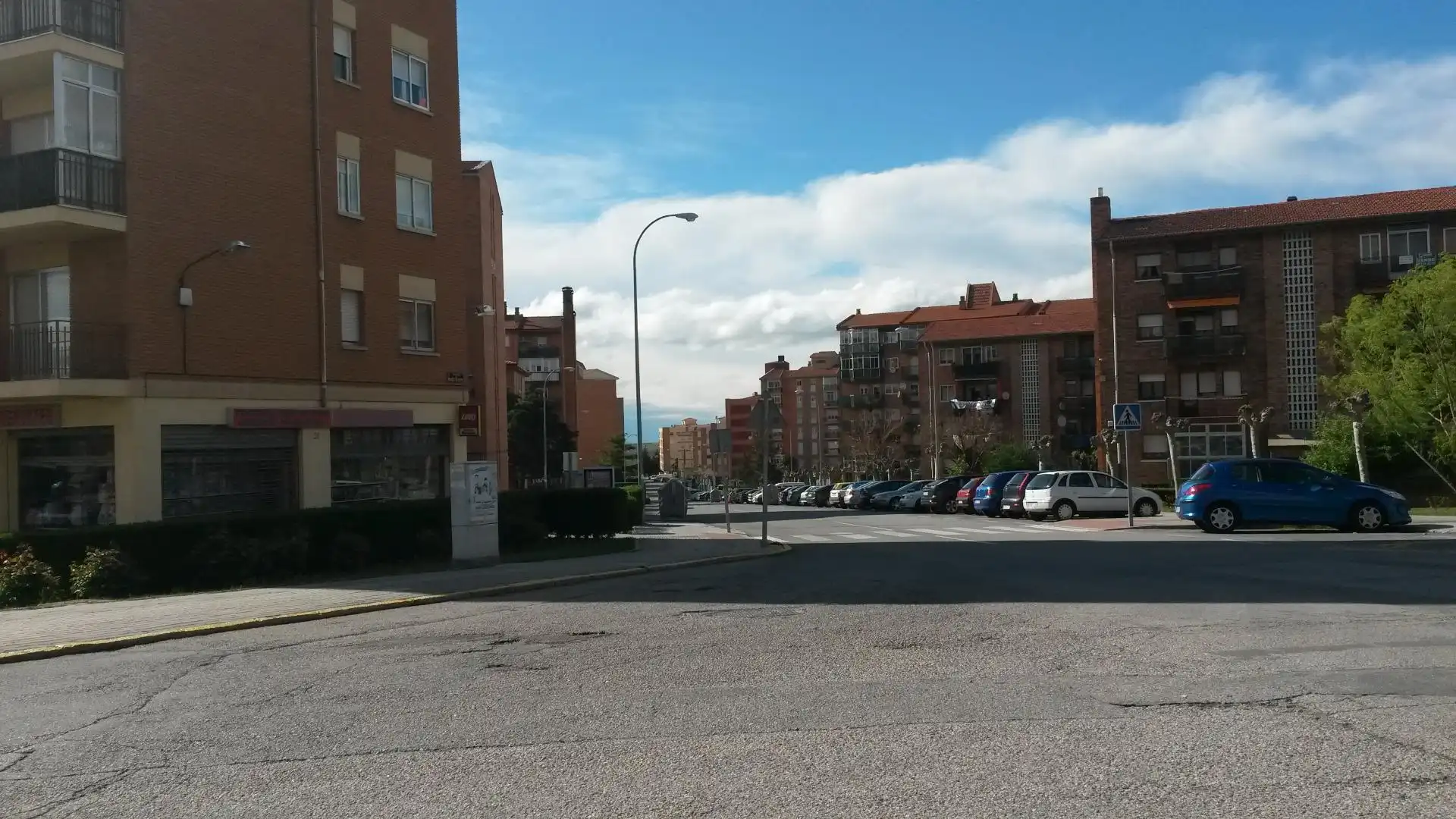 Vista exterior de Pis en venda en Segovia amb Calefacció, Parquet i Terrassa