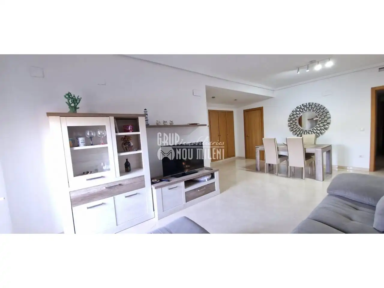Wohnzimmer von Wohnung zur Miete in Massanassa mit Klimaanlage, Terrasse und Möbliert