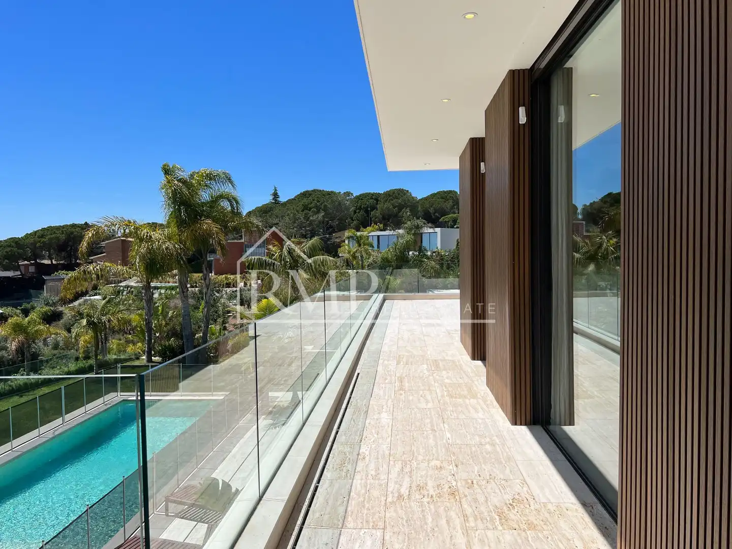 Terraza de Casa o chalet en venta en Sant Andreu de Llavaneres con Aire acondicionado, Calefacción y Jardín privado