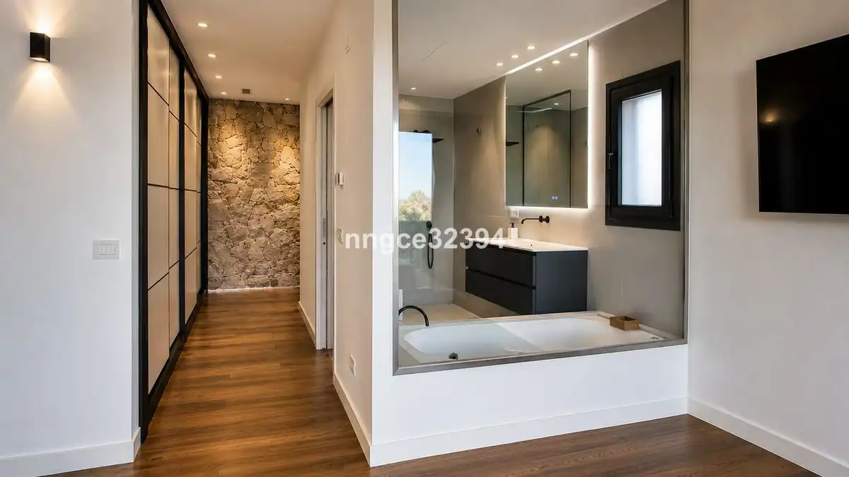 Bathroom of Houses for sale in Estepona  with Air Conditioner, Private garden and Terrace