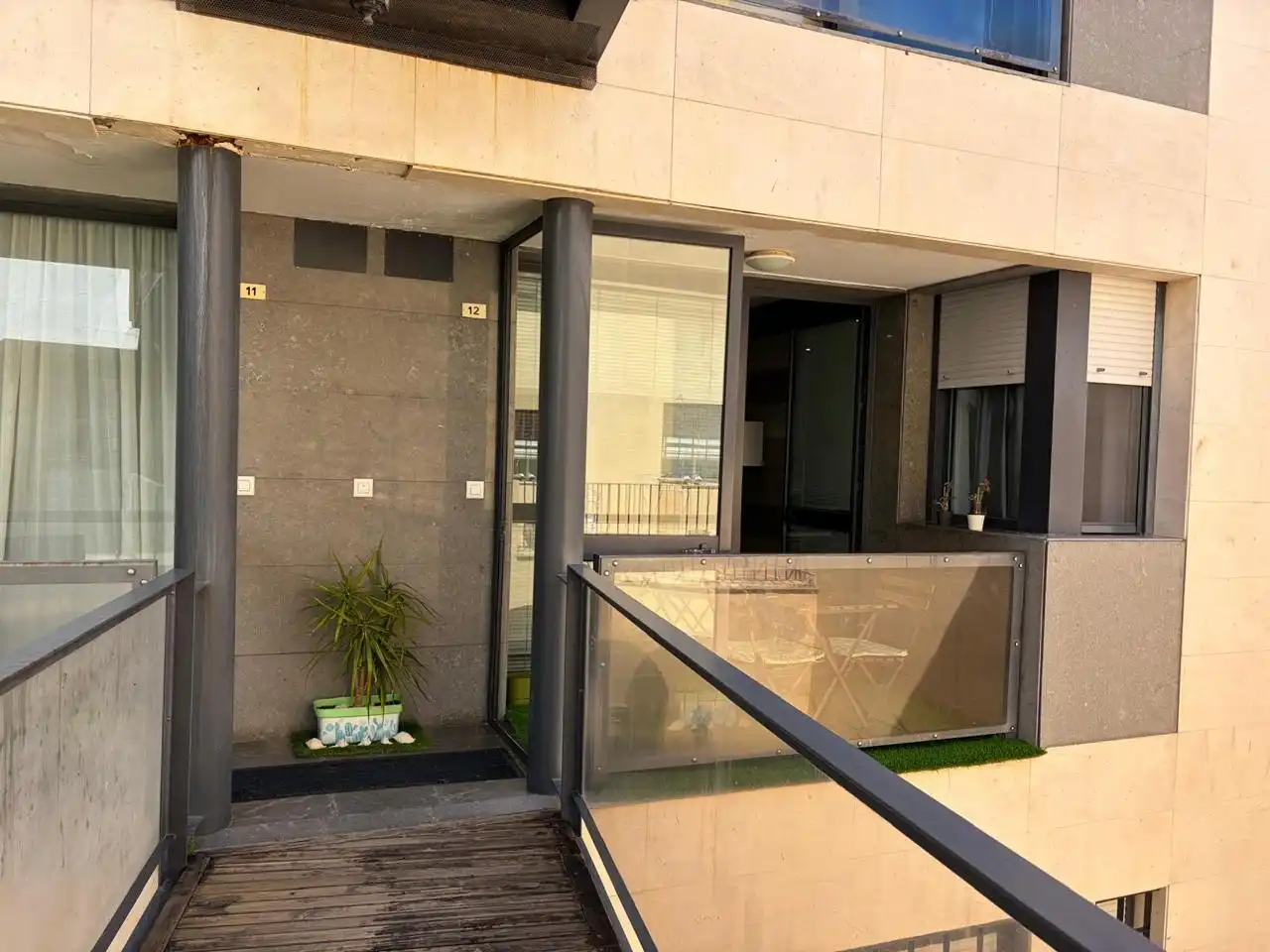 Balcony of Flat for sale in Sanlúcar de Barrameda  with Air Conditioner, Terrace and Furnished