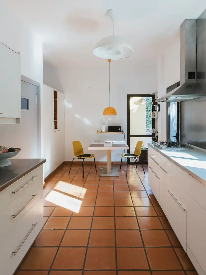 Cuina de Casa o xalet en venda en San Juan de la Rambla amb Jardí privat, Parquet i Terrassa