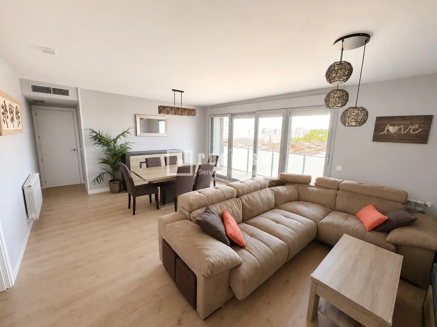 Sala de estar de Piso en venta en Rivas-Vaciamadrid con Aire acondicionado, Calefacción y Jardín privado