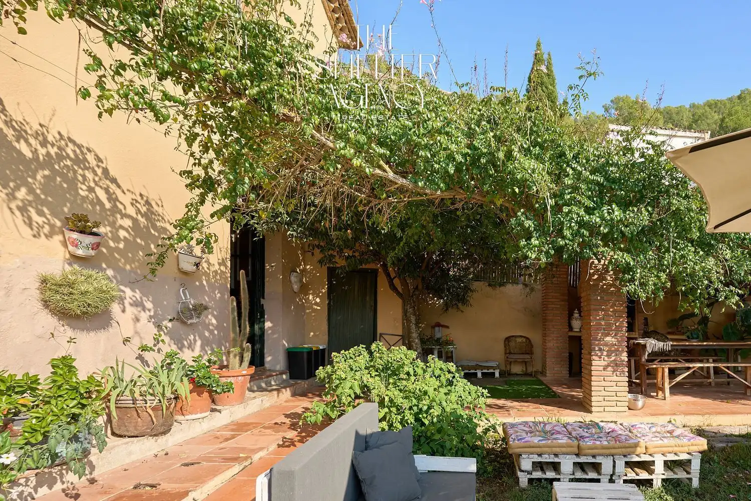 Jardín de Finca rústica en venta en Sant Pere de Ribes con Aire acondicionado, Jardín privado y Piscina comunitaria