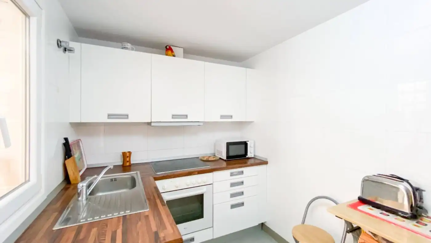 Kitchen of Flat for rent in Málaga  with Air Conditioner, Heating and Parquet flooring