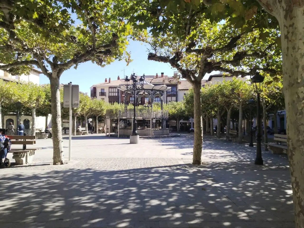 Vista exterior de Piso en venta en Briviesca con Calefacción, Parquet y Terraza