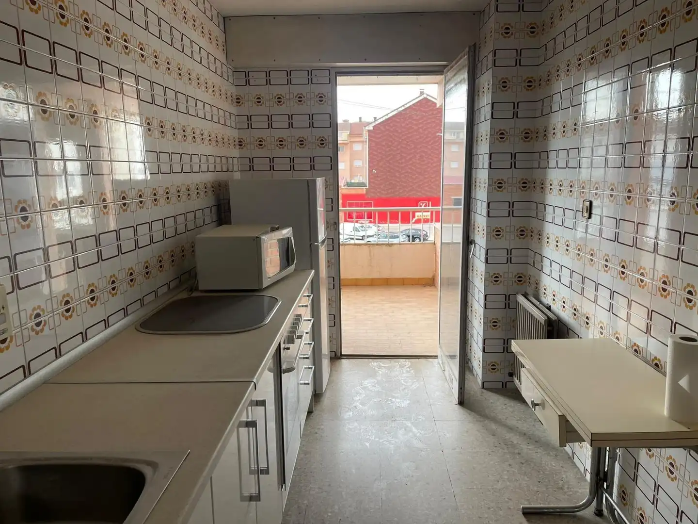 Kitchen of Flat for sale in Saldaña  with Heating, Terrace and Furnished