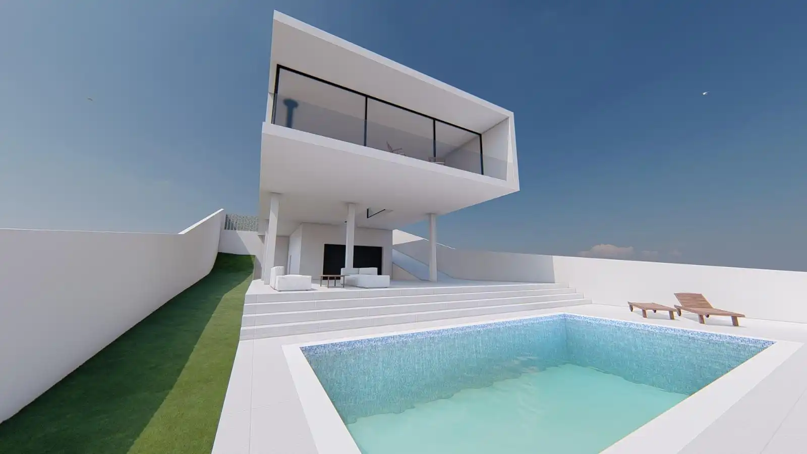 Piscina de Residencial en venda en El Molar (Madrid)