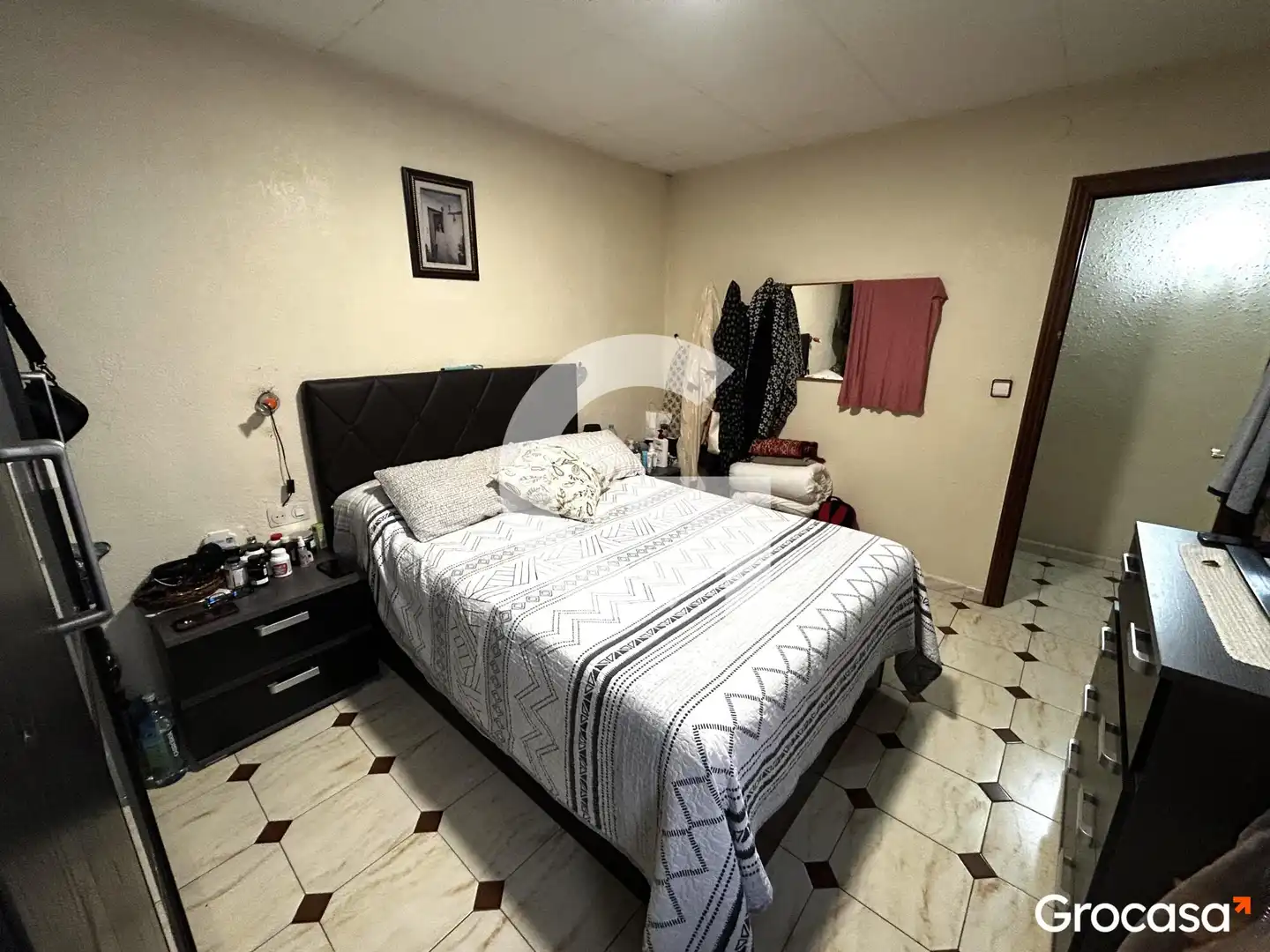 Bedroom of Flat for sale in Mataró  with Air Conditioner, Furnished and Oven