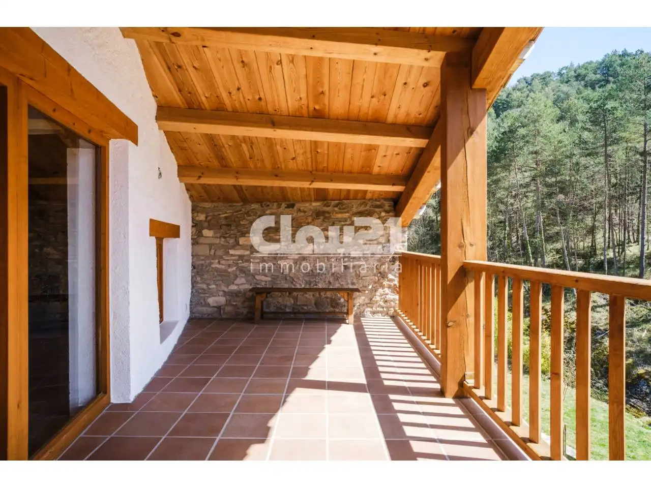 Terrassa de Casa o xalet en venda en Borredà amb Jardí privat