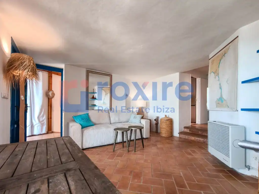 Sala de estar de Casa adosada de alquiler en Sant Josep de sa Talaia con Aire acondicionado, Terraza y Amueblado