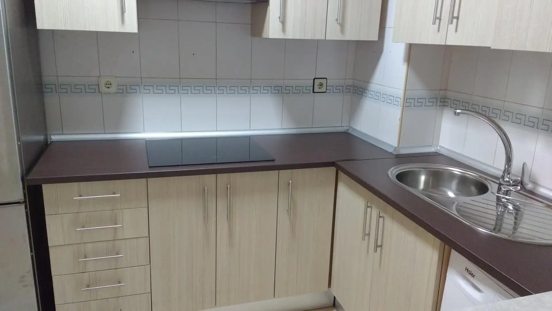 Cuina de Apartament de lloguer en Málaga amb Aire condicionat, Calefacció i Terrassa