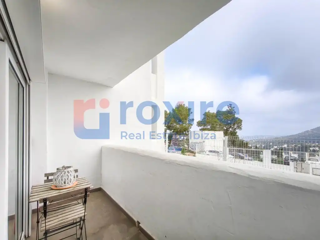 Außenansicht von Wohnung zur Miete in Sant Josep de sa Talaia mit Klimaanlage, Terrasse und Möbliert