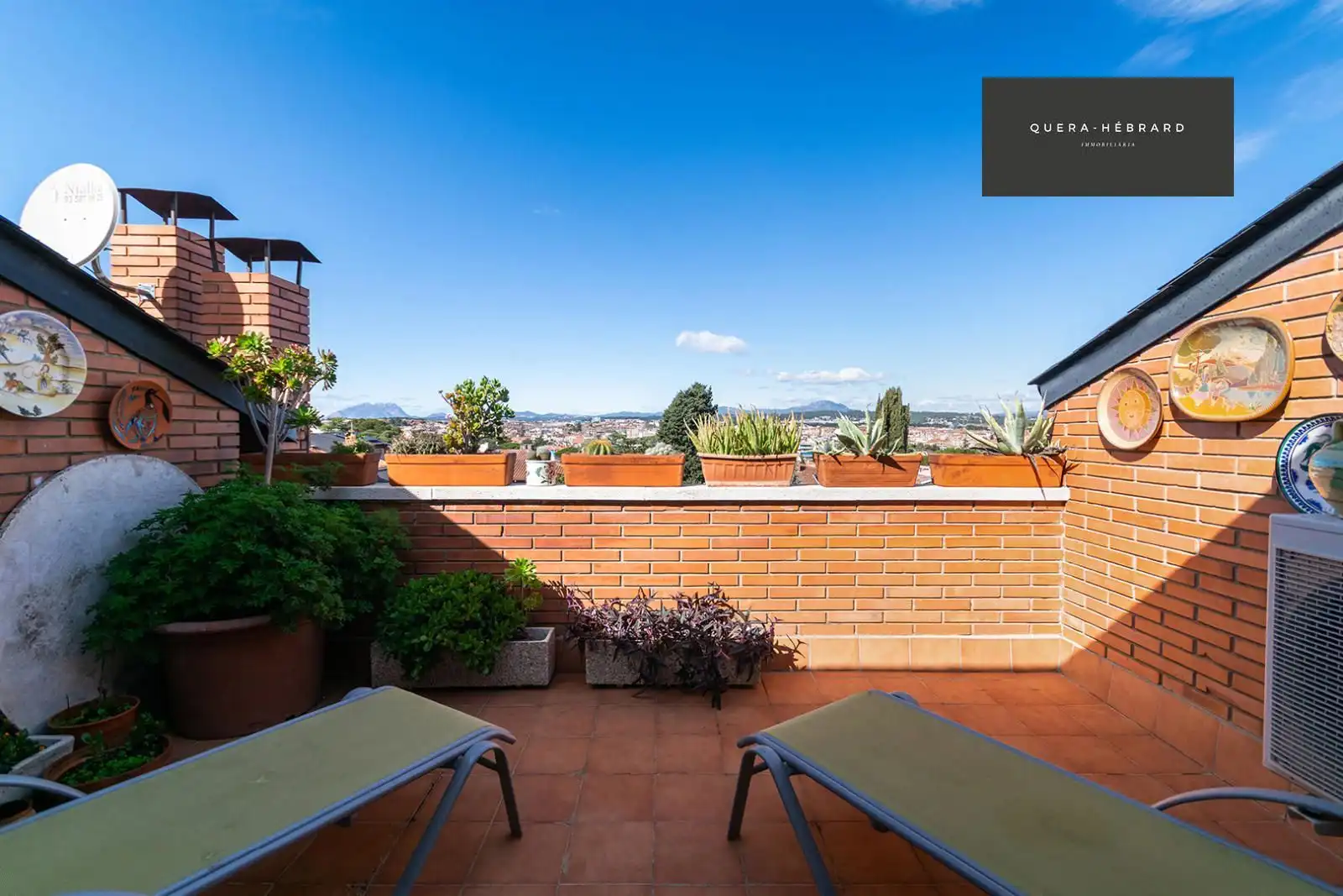 Terraza de Casa adosada en venta en Sant Cugat del Vallès con Calefacción, Parquet y Terraza