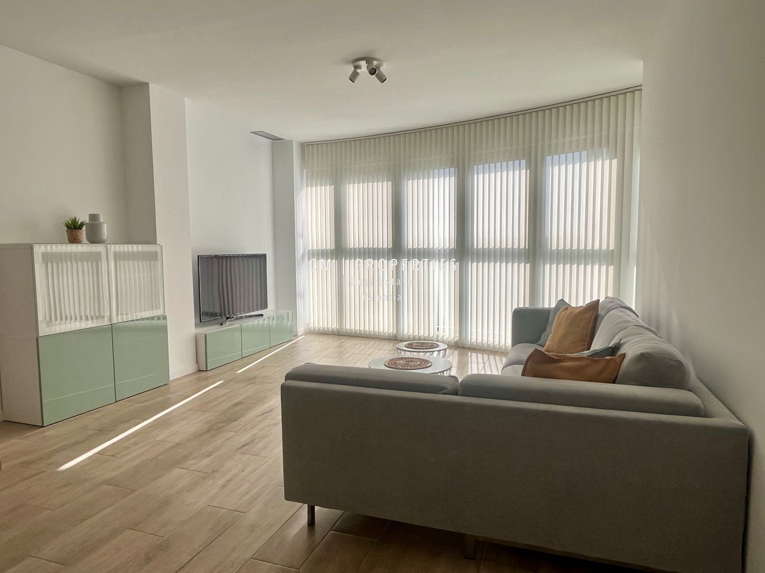 Sala d'estar de Pis de lloguer en  Valencia Capital amb Aire condicionat, Calefacció i Piscina