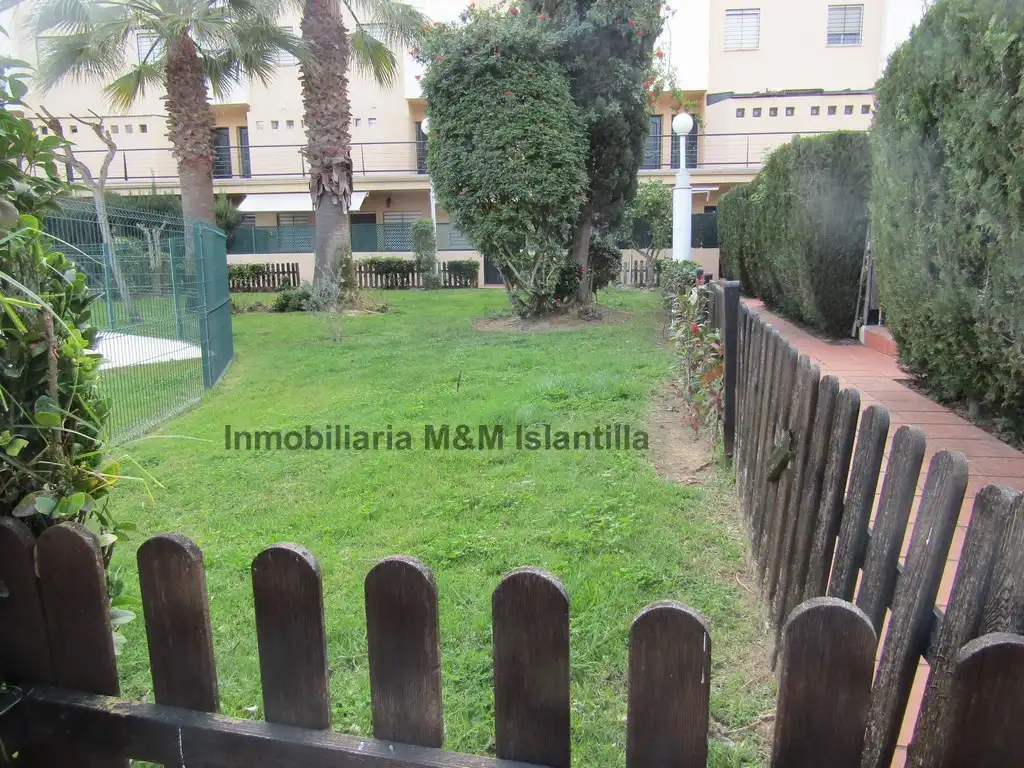 Jardín de Apartamento en venta en Islantilla con Terraza, Trastero y Amueblado