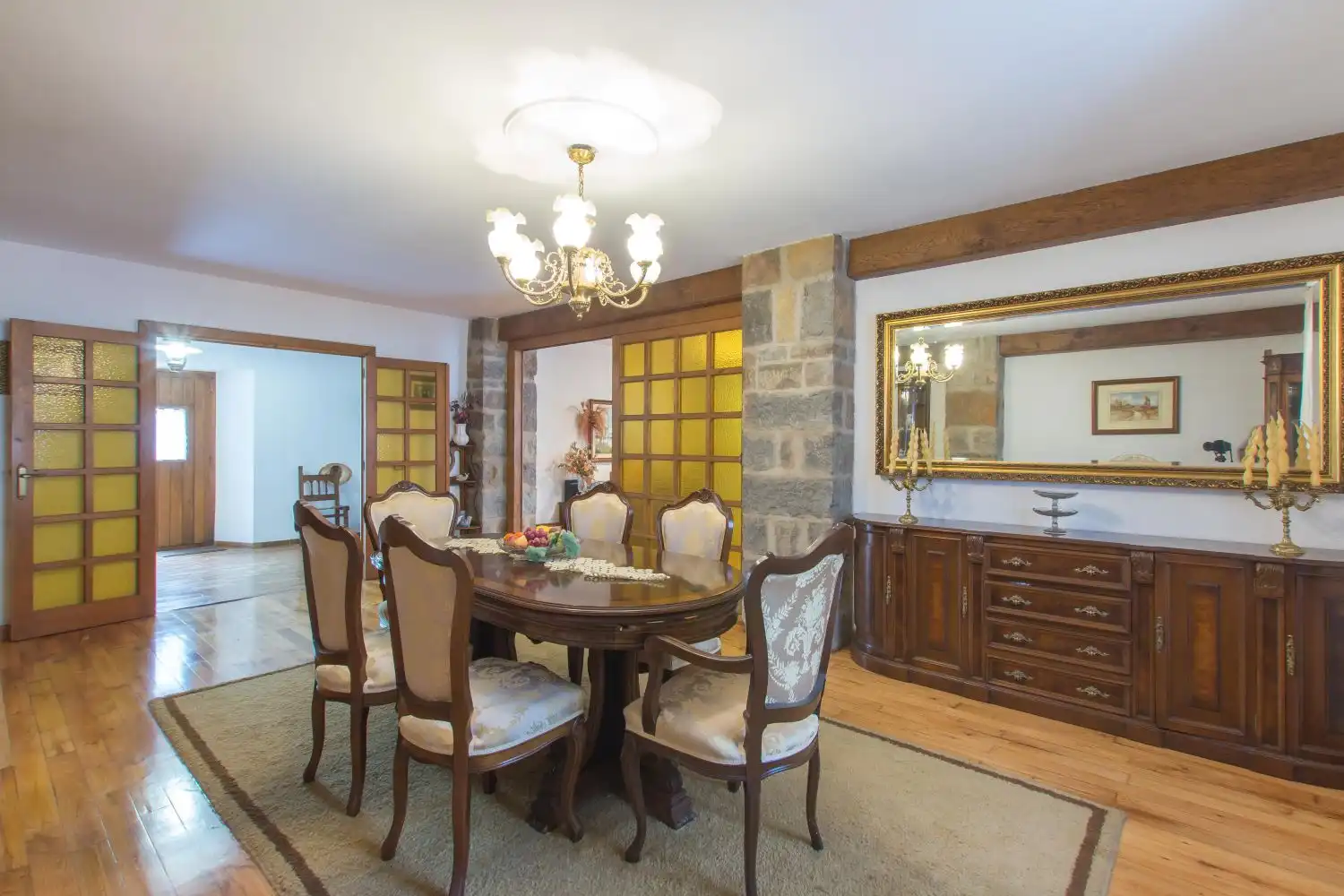 Comedor de Casa o chalet en venta en Atetz con Calefacción, Terraza y Amueblado