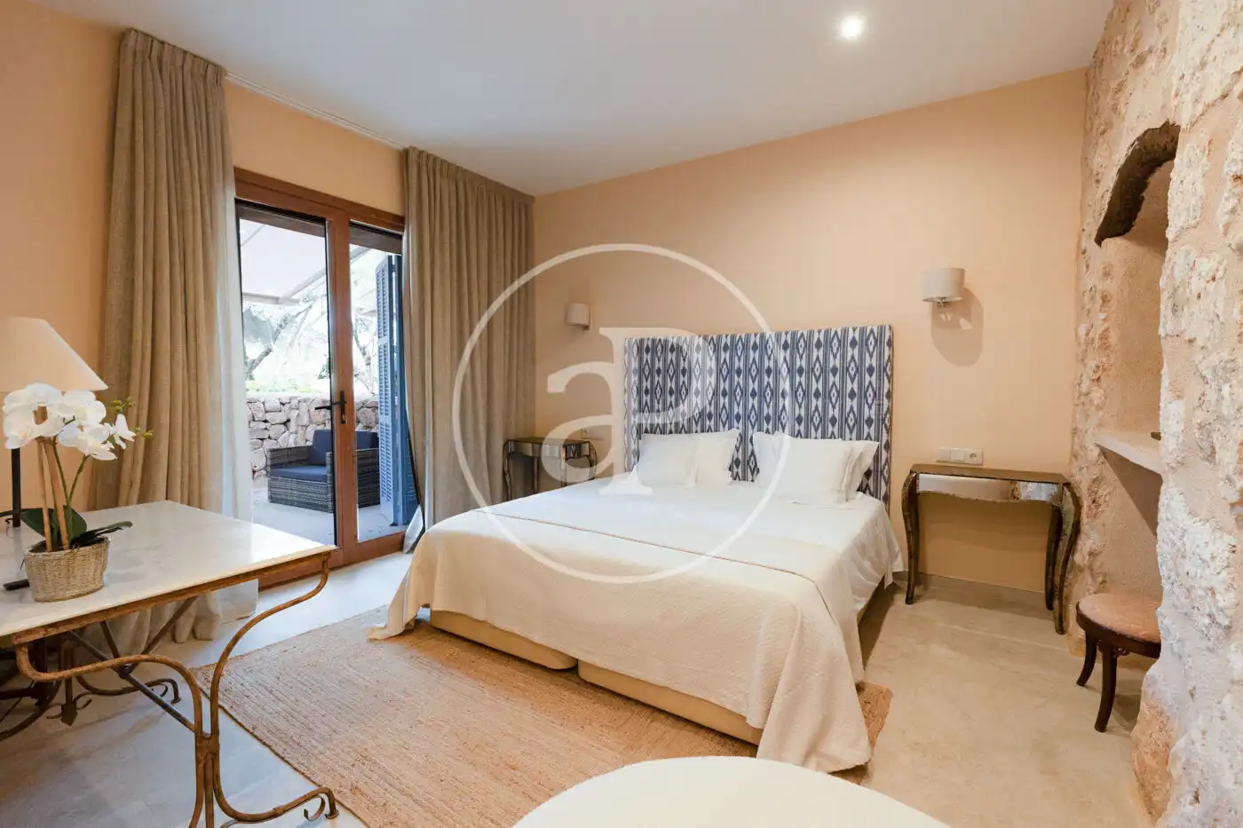 Bedroom of Houses for rent in Llucmajor  with Air Conditioner, Heating and Private garden