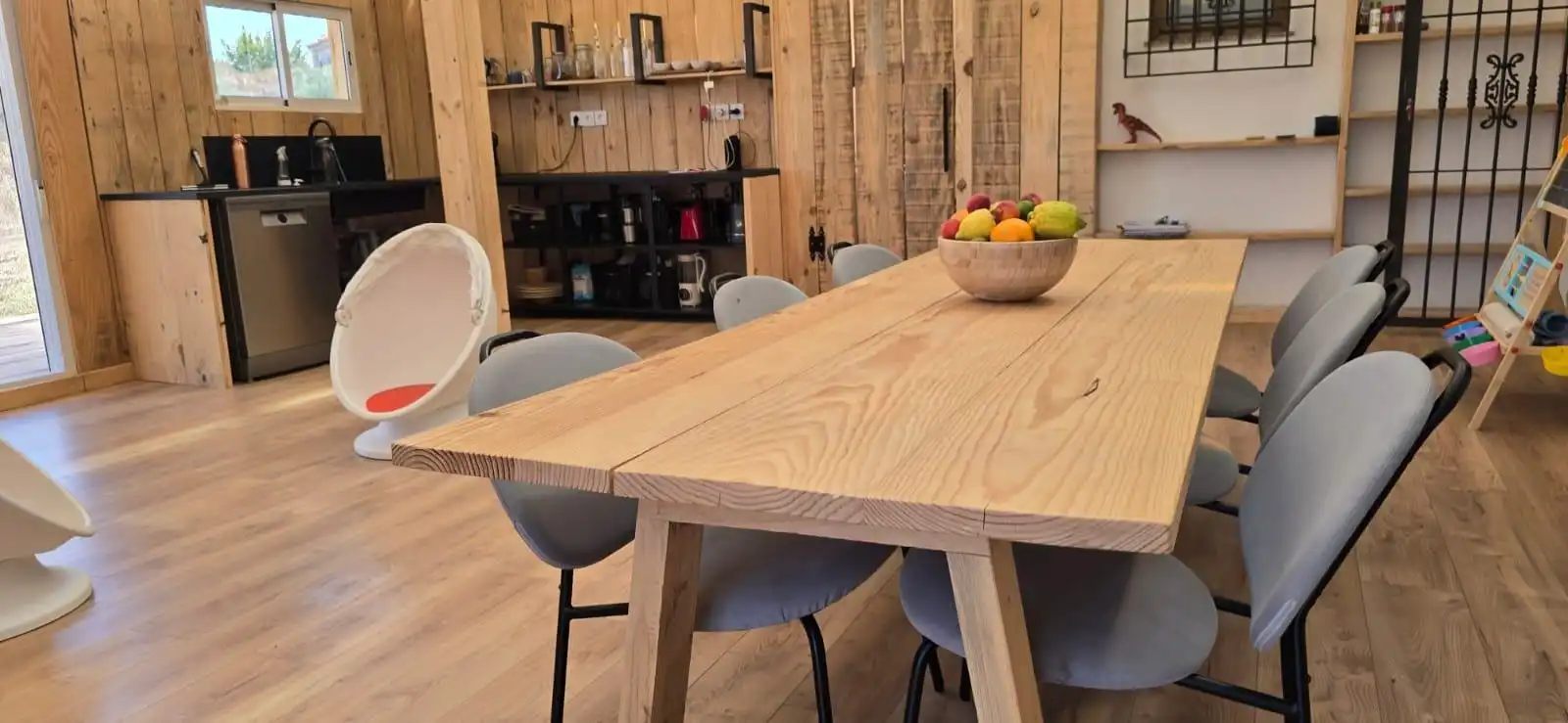 Comedor de Casa o chalet en venta en Fuente Álamo de Murcia con Aire acondicionado, Calefacción y Jardín privado