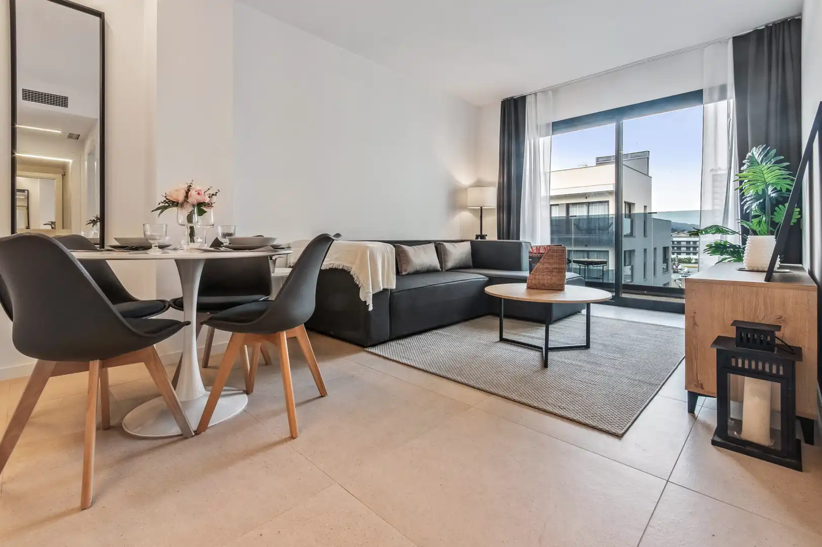 Sala de estar de Piso en venta en Barcelona con Aire acondicionado, Calefacción y Terraza