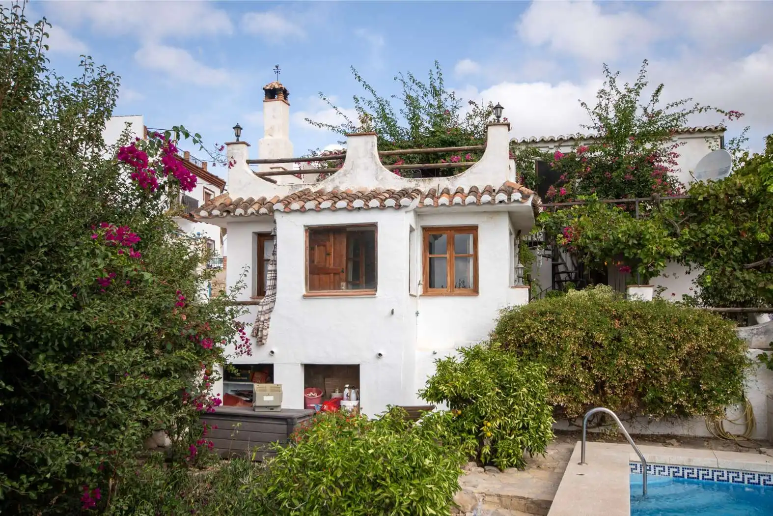 Exterior view of Houses for sale in Periana  with Air Conditioner, Private garden and Terrace